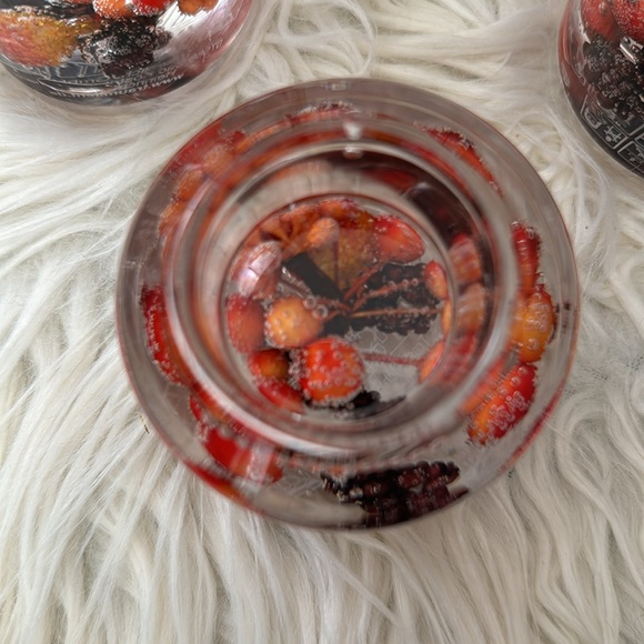 Dreamlight Traumlicht Votive Candle Holders Germany Decorative Berries set of 3 - Picture 5 of 9